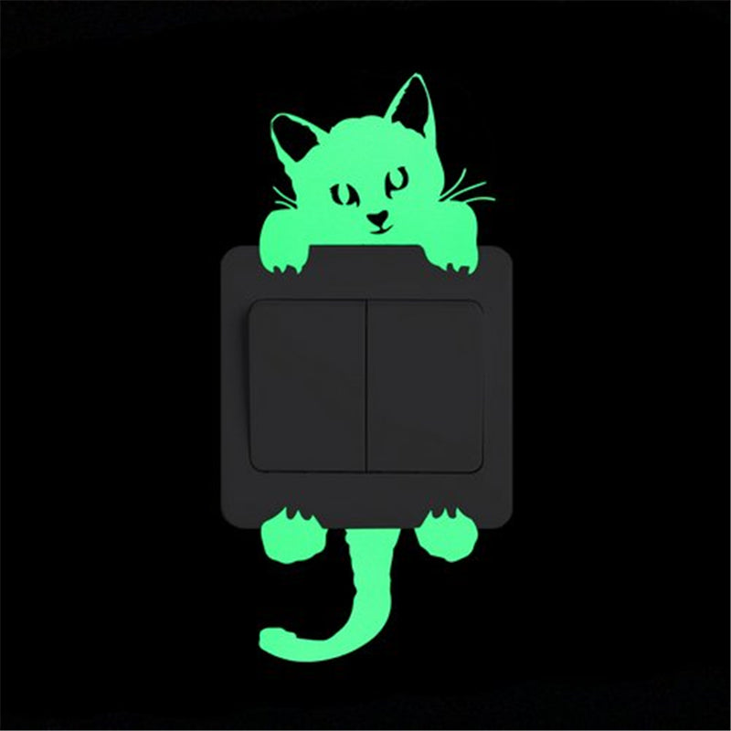 Cartoon Luminous Switch Sticker