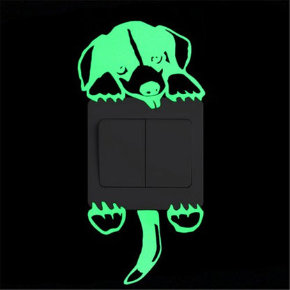 Cartoon Luminous Switch Sticker