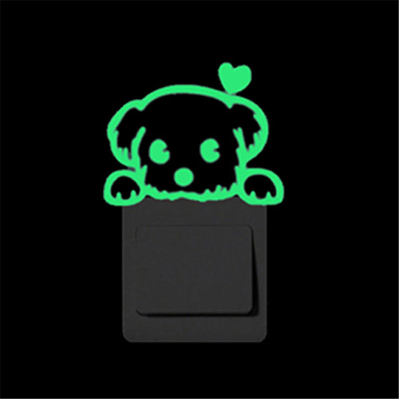 Cartoon Luminous Switch Sticker