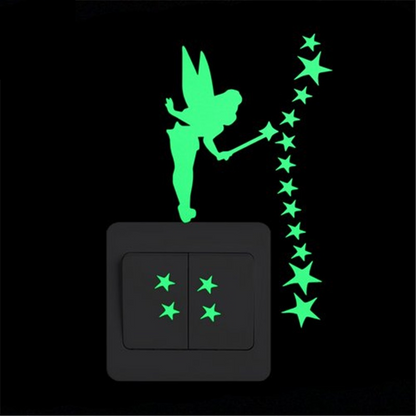 Cartoon Luminous Switch Sticker